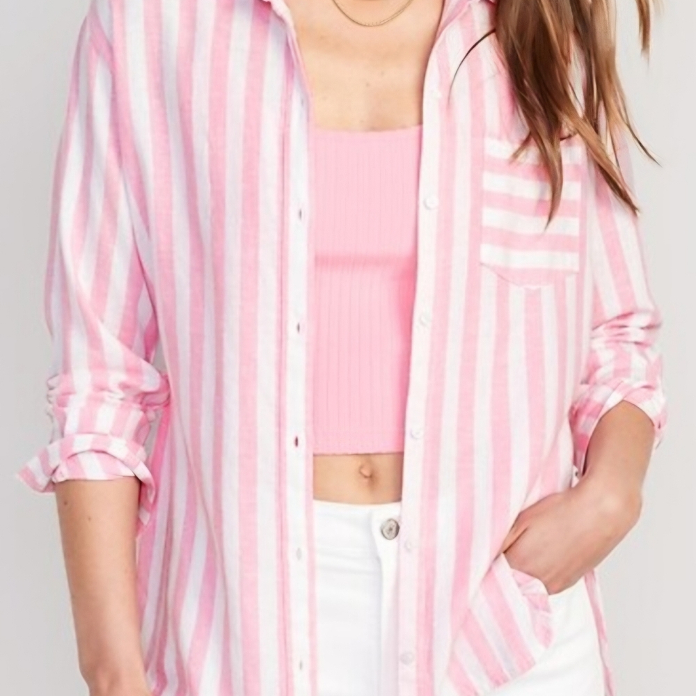 Old Navy Boyfriend Button Up Shirt
